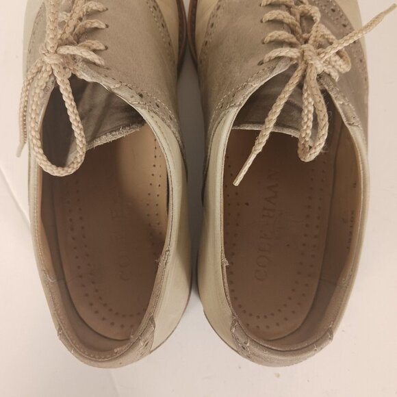 Cole Haan G2 Leather & Suede Saddle Oxford Shoes 10 - Picture 8 of 9